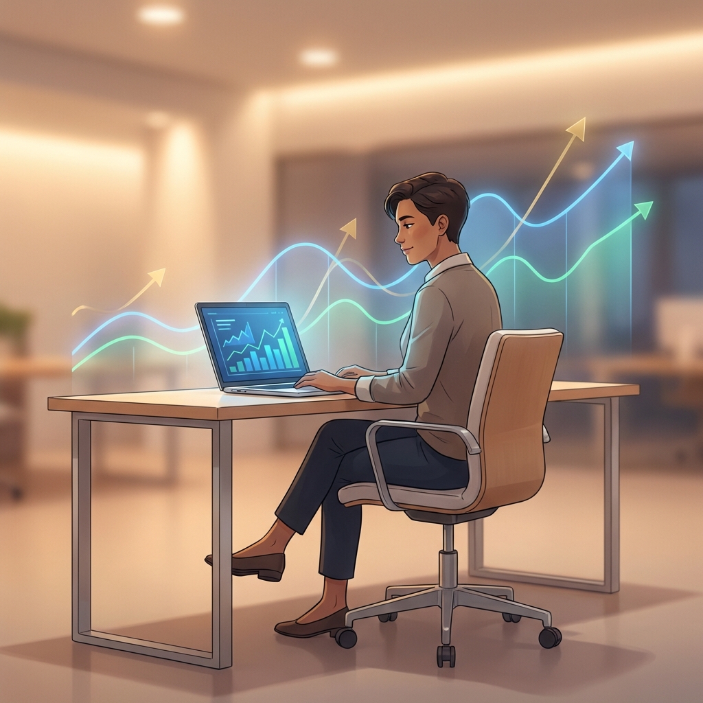 Solo consultant using an SEO content platform to grow organic search visibility with automated analytics