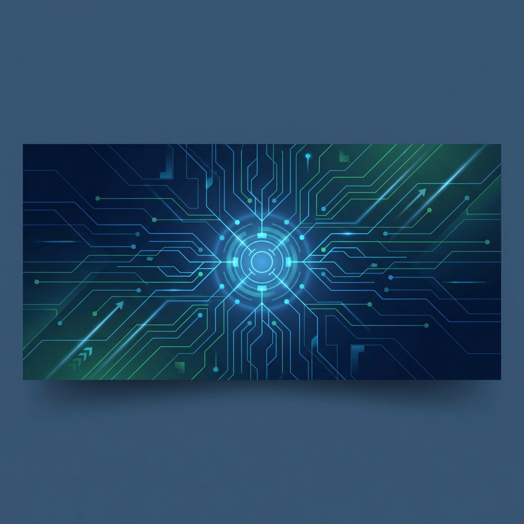 AI content automation for SEO visualized as a glowing keyword network expanding into organized content pathways