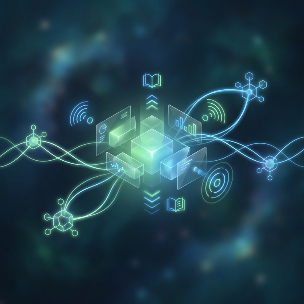 Automated content marketing workflow dashboard illustration representing content marketing without a content team