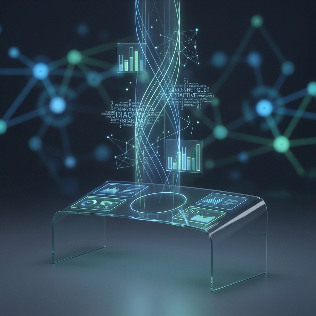 Futuristic AI-powered SEO dashboard illustration for KOZEC SEO platform review 2026