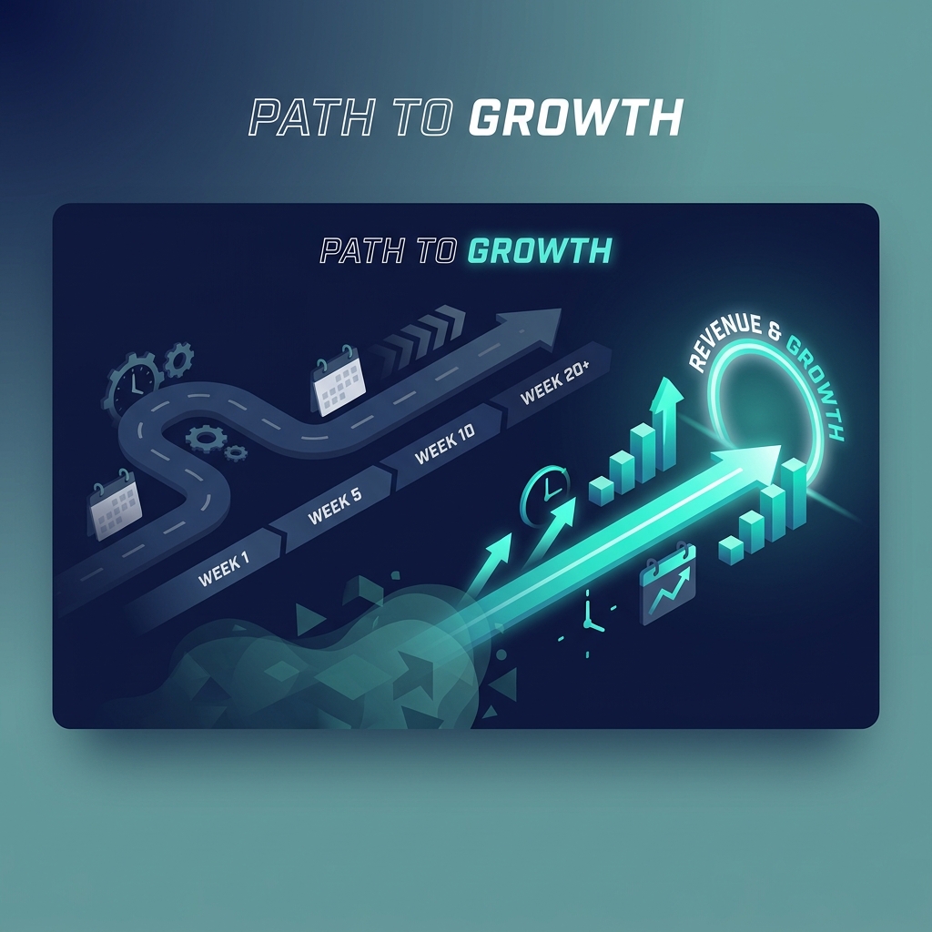 Illustration comparing slow vs fast SEO content platform setup time timelines with calendar and growth chart motifs Illustration comparing slow vs fast SEO content platform setup time timelines with calendar and growth chart motifs