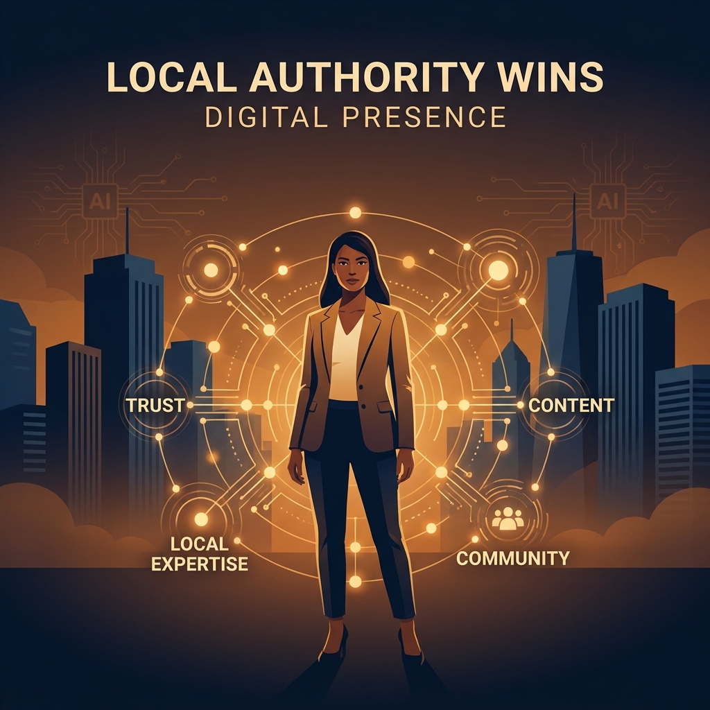Insurance agent at center of content marketing authority network for 2026 aggregator-proof strategy